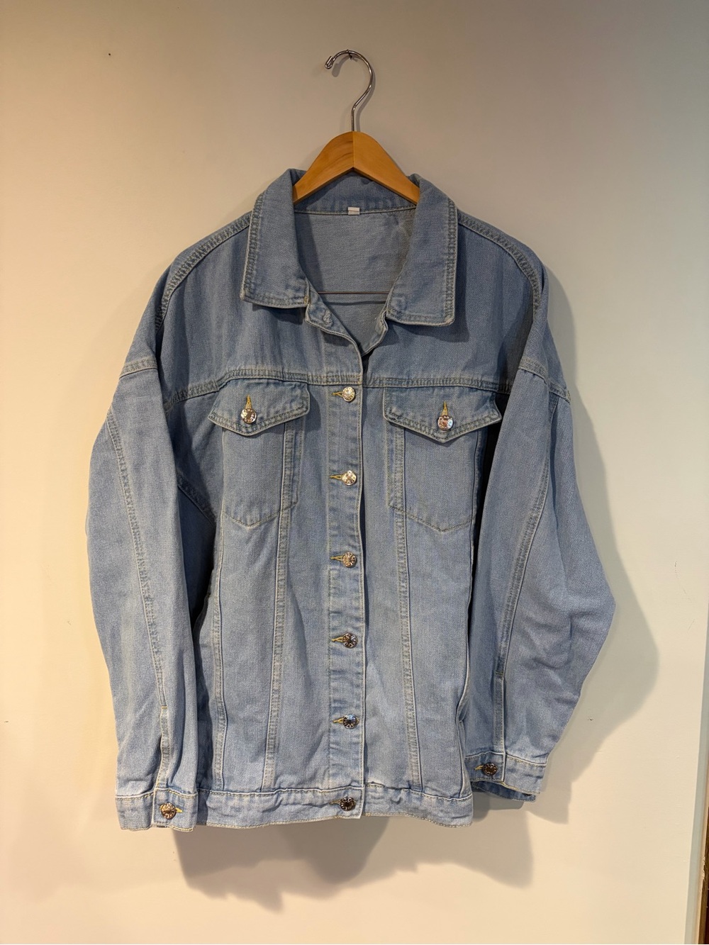 Light Blue Denim Jacket - Classic Jean Coat